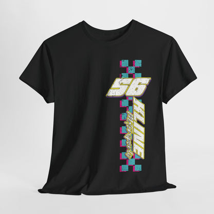 90s Retro Checkered Youth Driver's Name & Number Tee
