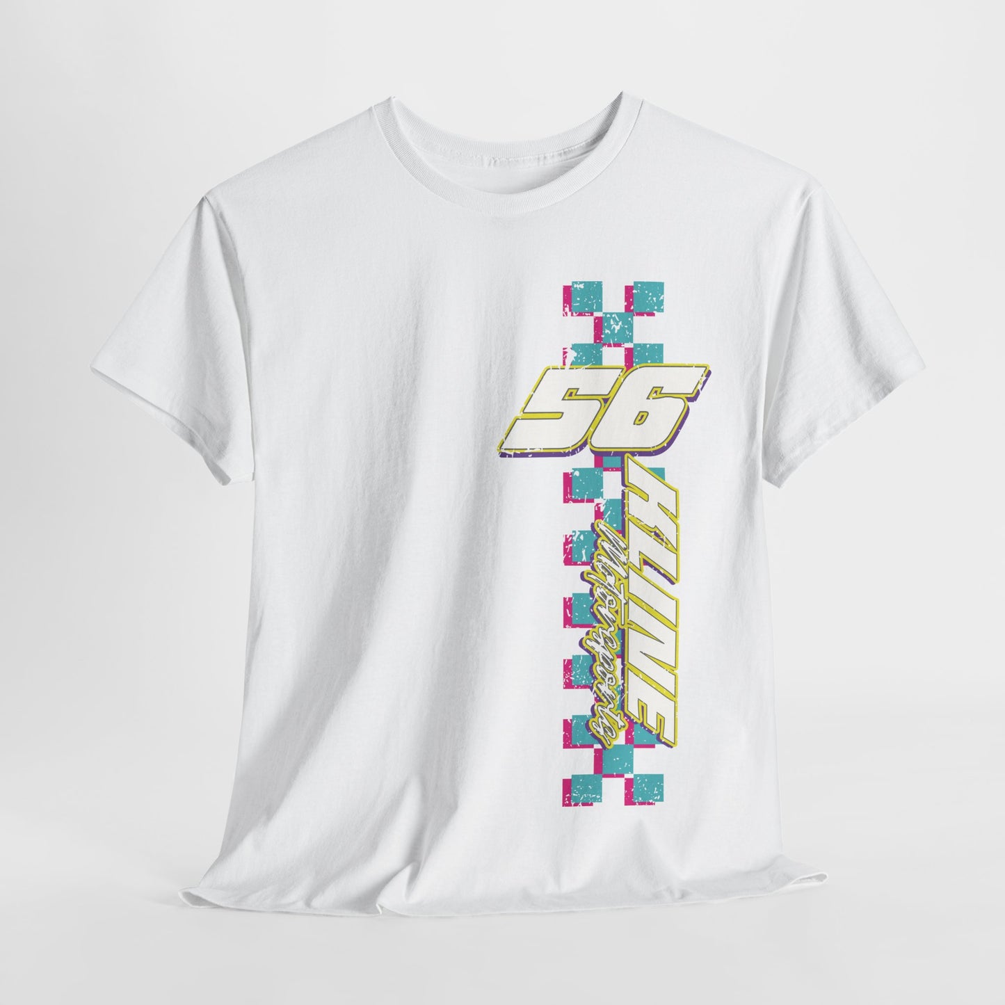 90s Retro Checkered Youth Driver's Name & Number Tee