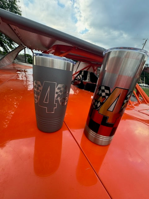Turn 4 Media Stainless Steel Tumblers - Equinsity Designs